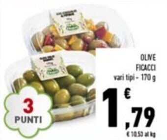 Conad Olive Ficacci vari tipi 170 g offerta