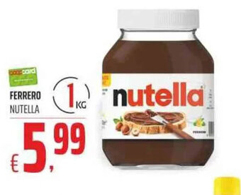Coop Ferrero Nutella 1 kg offerta