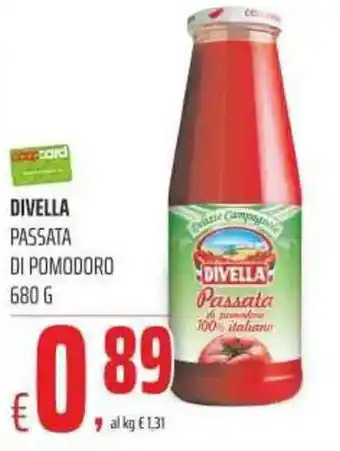 Coop Divella Passata di Pomodoro 680 g offerta