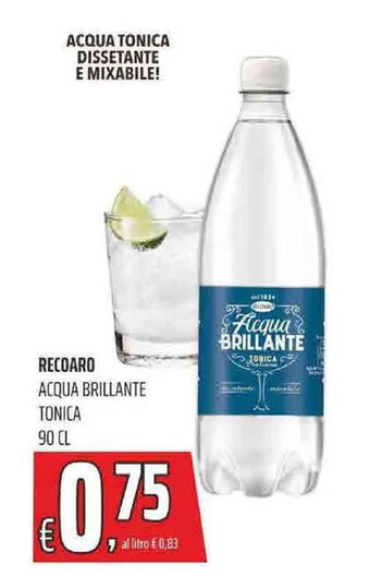 Coop Recoaro Acqua Brillante Tonica 90 cl offerta