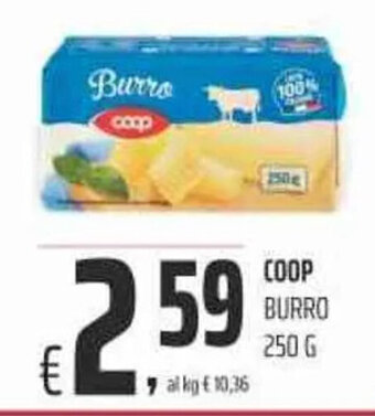 Coop Coop Burro 250 g offerta