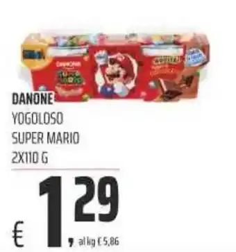 Coop Danone Yogoloso Supermario 110 g x 2 offerta
