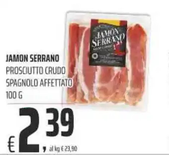 Jamon Serrano Prosciutto Crudo Spagnolo Affettato 100 g
