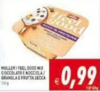Pim Supermercati Müller I Fell Good Mix Cioccolato e Nocciola / Granola e Frutta Secca offerta