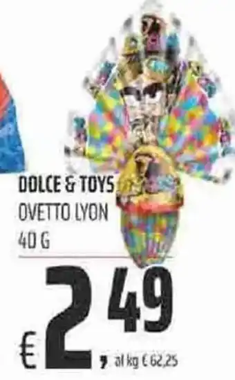 Coop Dolce & Toys Ovetto Lyon 40 g offerta