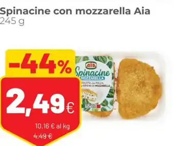 Coop AIA Spinacine Con Mozzarella 245 g offerta
