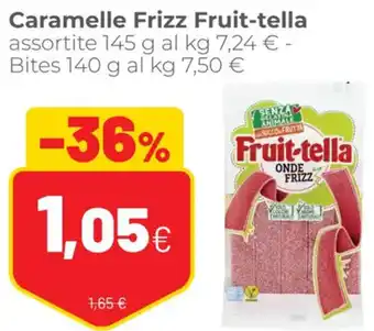 Coop Fruit-tella Caramelle Frizz offerta