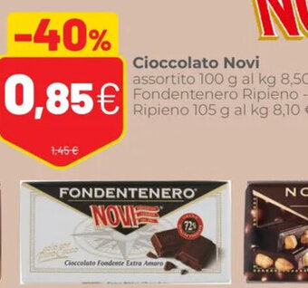 Coop Novi Cioccolato Assortito 100 g offerta