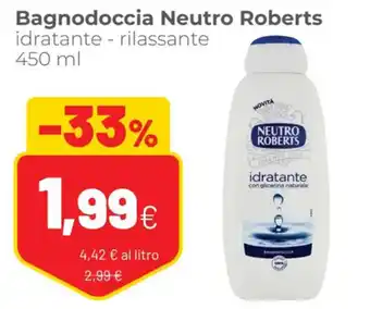 Coop Neutro Roberts Bagnodoccia Idratante - Rilassante 450 ml offerta