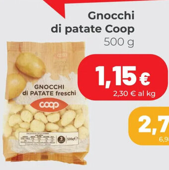 Coop Coop Gnocchi di Patate 500 g offerta