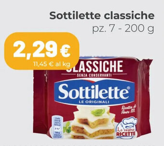 Coop Sottilette Classiche pz. 7 - 200 g offerta