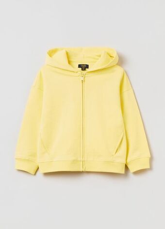 OVS Full-zip in cotone con cappuccio offerta
