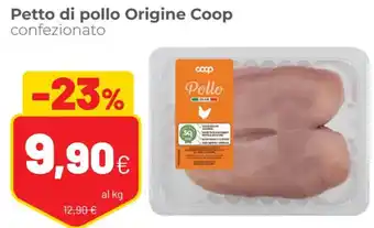 Coop Coop Origine Petto Di Pollo Confezionato offerta