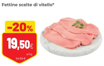 Coop Fettine Scelte di Vitello offerta