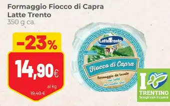 Coop Latte Trento Formaggio Fiocco di Capra 350 g ca. offerta