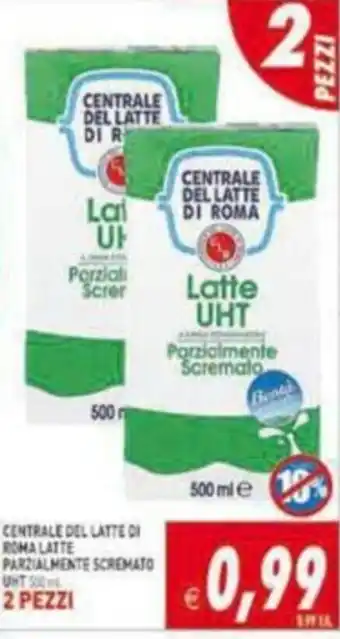 Centrale del Latte di Roma Latte Parzialmente Scremato Uht 500ml