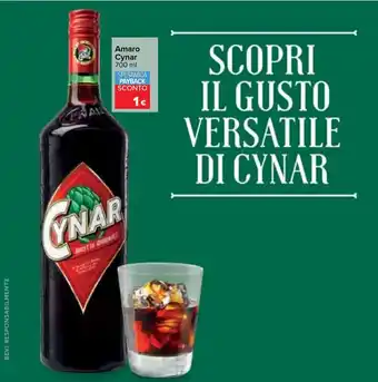 Carrefour Cynar Amaro 700 ml offerta