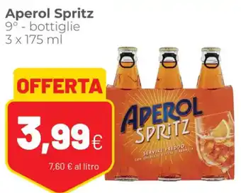Coop Aperol Spritz 9° - Bottiglie 3 x 175 ml offerta
