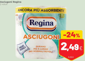 Coop Regina Asciugoni 2 Rotoli offerta
