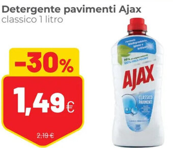 Coop Ajax Detergente Pavimenti Classico 1 Litro offerta