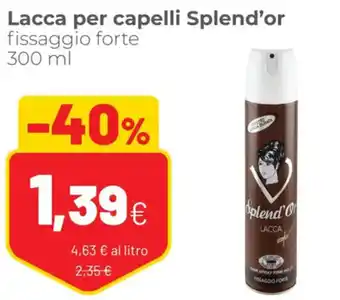 Coop Splend'Or Lacca Per Capelli Fissaggio Forte 300 ml offerta