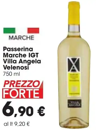 Carrefour Villa Angela Velenosi Passerina Marche IGT 750 ml offerta