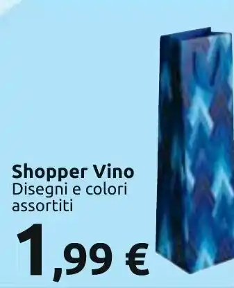 Carrefour Shopper Vino Disegni e Colori Assortiti offerta