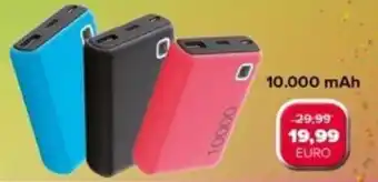 Euronics Cellularline Caricabatterie Portatile 10.000 mAh offerta