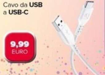 Euronics Cellularline Cavo da USB a USB-C offerta
