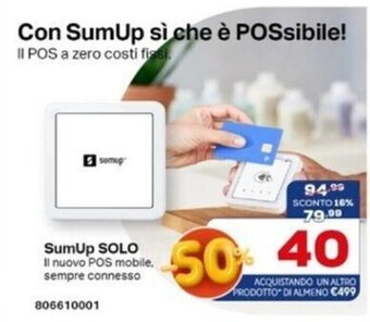 Euronics SumUp Solo offerta