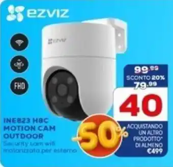 Euronics EZVIZ Motion Cam Outdoor INE823 offerta