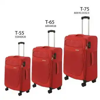 Globo Moda American tourister - deep dive trolley tessuto 4 ruote con combinazione tsa offerta