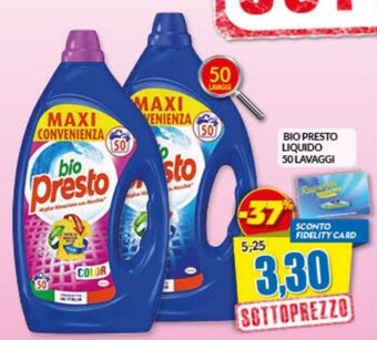 Risparmio Casa Bio Presto Liquido 50 lavaggi offerta