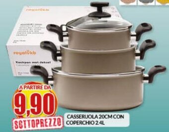 Risparmio Casa Casseruola 20cm con Coperchio 2.4L offerta