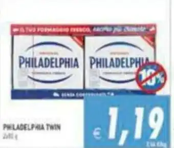 Pim Supermercati Philadelphia Twin offerta