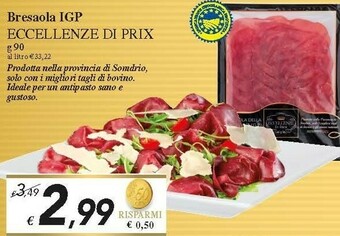 Prix Quality Bresaola offerta