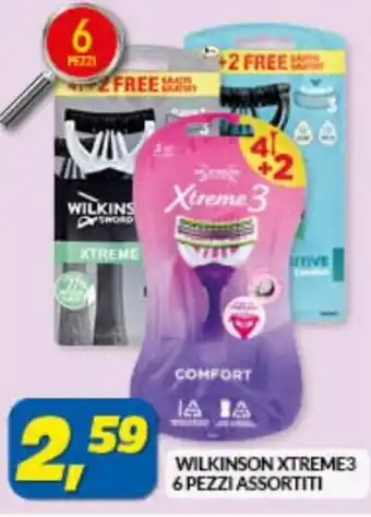 Risparmio Casa Wilkinson Xtreme3 6 Pezzi Assortiti offerta