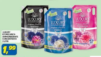 Risparmio Casa Luxury Ecoricarica Ammorbidente Concentrato 2 litri offerta