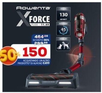 Euronics Rowenta XForce offerta