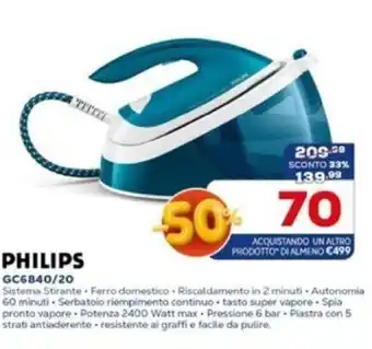 Euronics Philips GC6840/20 offerta