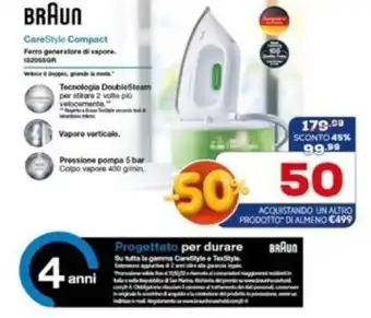 Euronics BrAun CareStyle Compact offerta