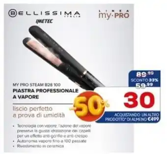Euronics Bellissima Piastra Professionale a Vapore offerta