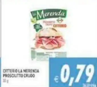 Pim Supermercati Citterio la Merenda Prosciutto Crudo offerta