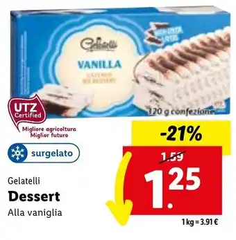 Lidl Gelatelli Dessert 170 g confezione offerta
