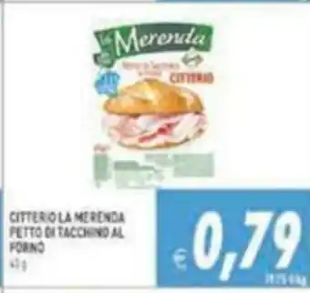 Pim Supermercati Citterio la Merenda Petto di Tacchino Al Forno offerta