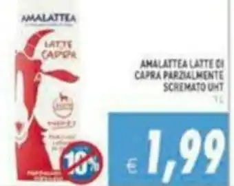 Pim Supermercati Amalattea Latte di Capra Parzialmente Scremato UHT 1l offerta