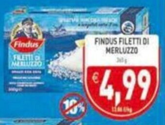 Pim Supermercati Findus Filetti di Merluzzo offerta