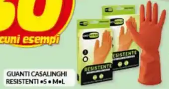 Risparmio Casa Guanti Casalinghi Resistenti S/M/L offerta