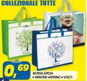 Risparmio Casa Borsa Spesa Winter, Spring, Volti offerta