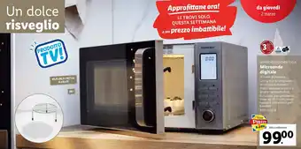 Lidl Silvercrest Kitchen Tools Microonde digitale 800-1200 W offerta